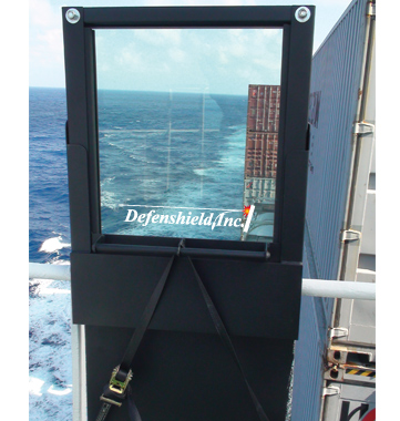 Ballistic Shield for Railings and Shipboards - Rail Cap™